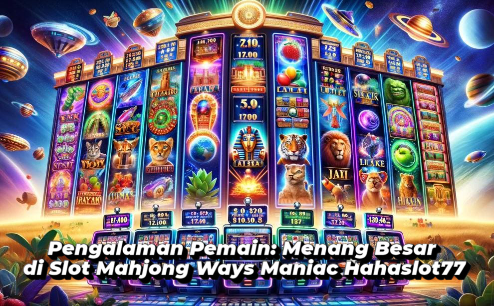 Pengalaman Pemain: Menang Besar di Slot Mahjong Ways Maniac Hahaslot77